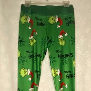 Grinch Yoga Leggings - Merry Grinchmas
